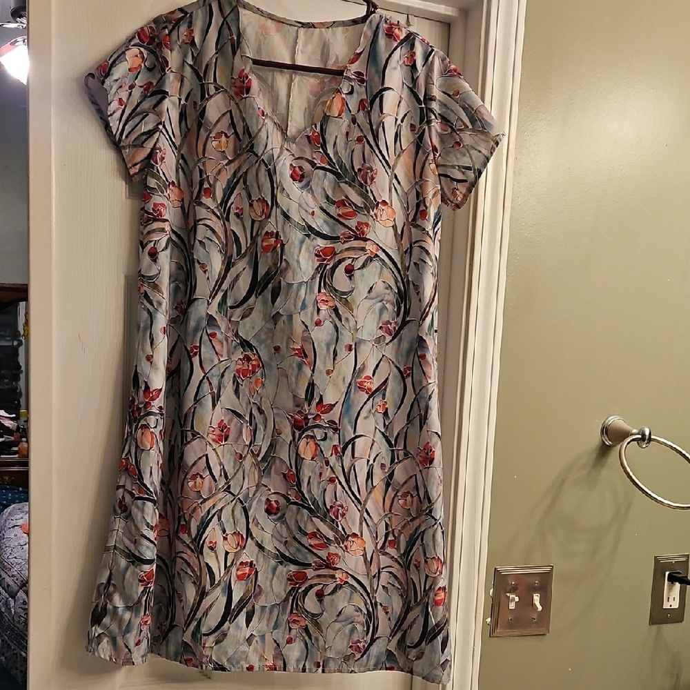 Floral Short Sleeve Dress